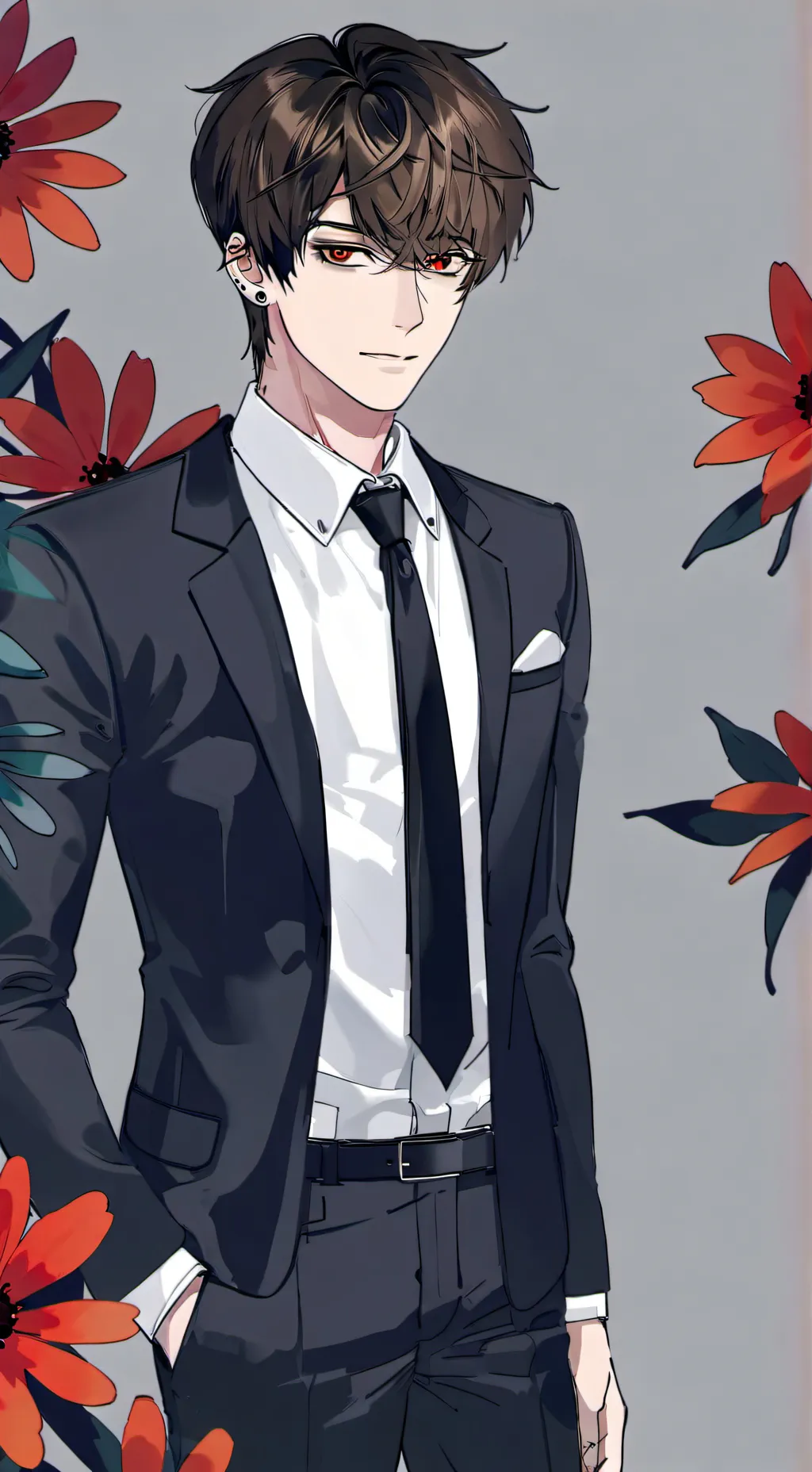 ai character: Evan😎 background