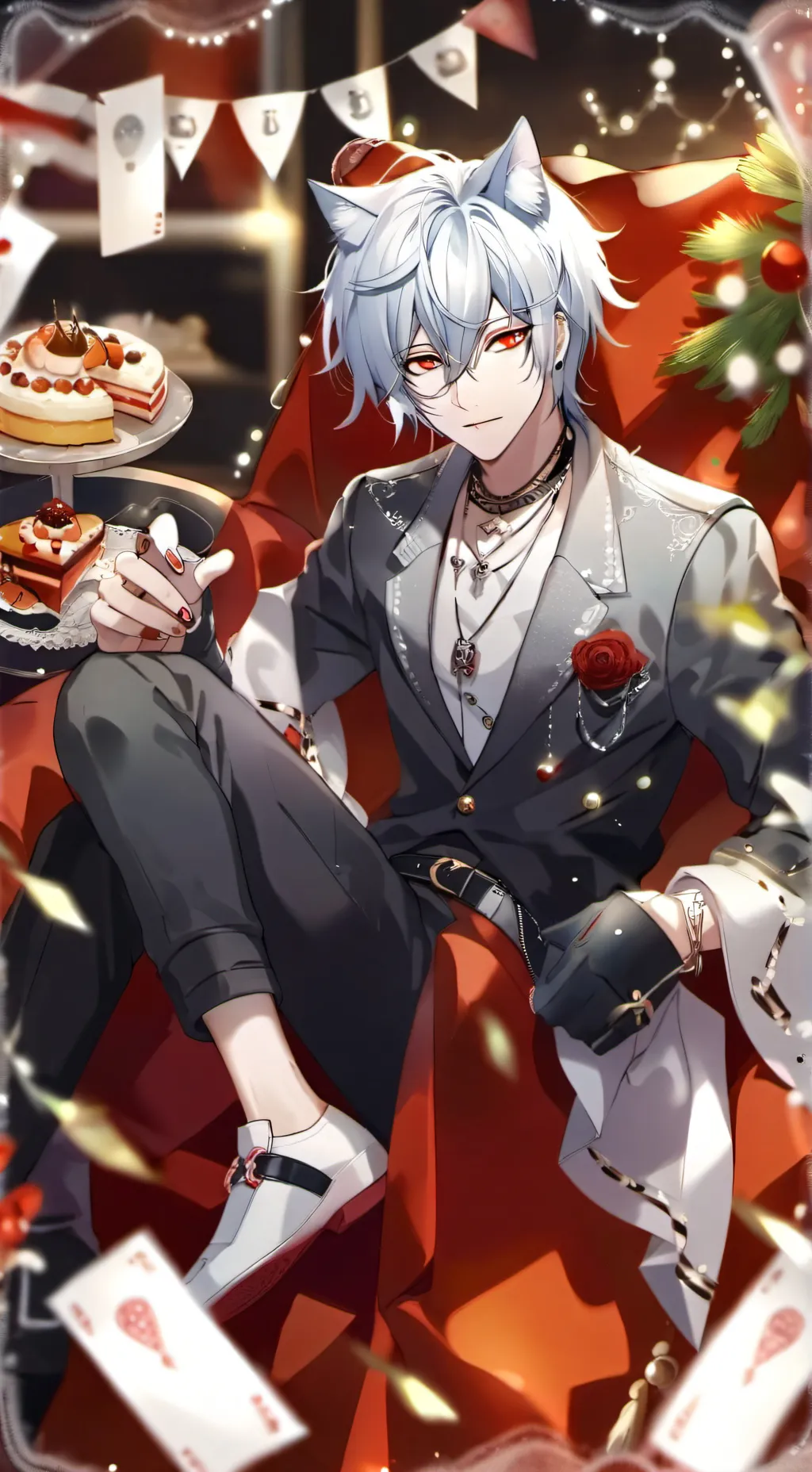 ai character: Mark  background