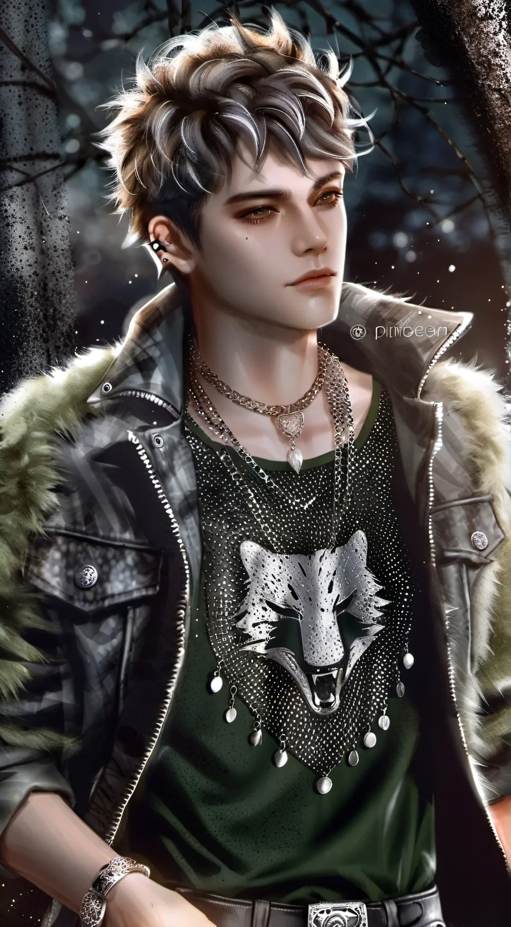 ai character: 🌱🧋CODY🎧🍫 background