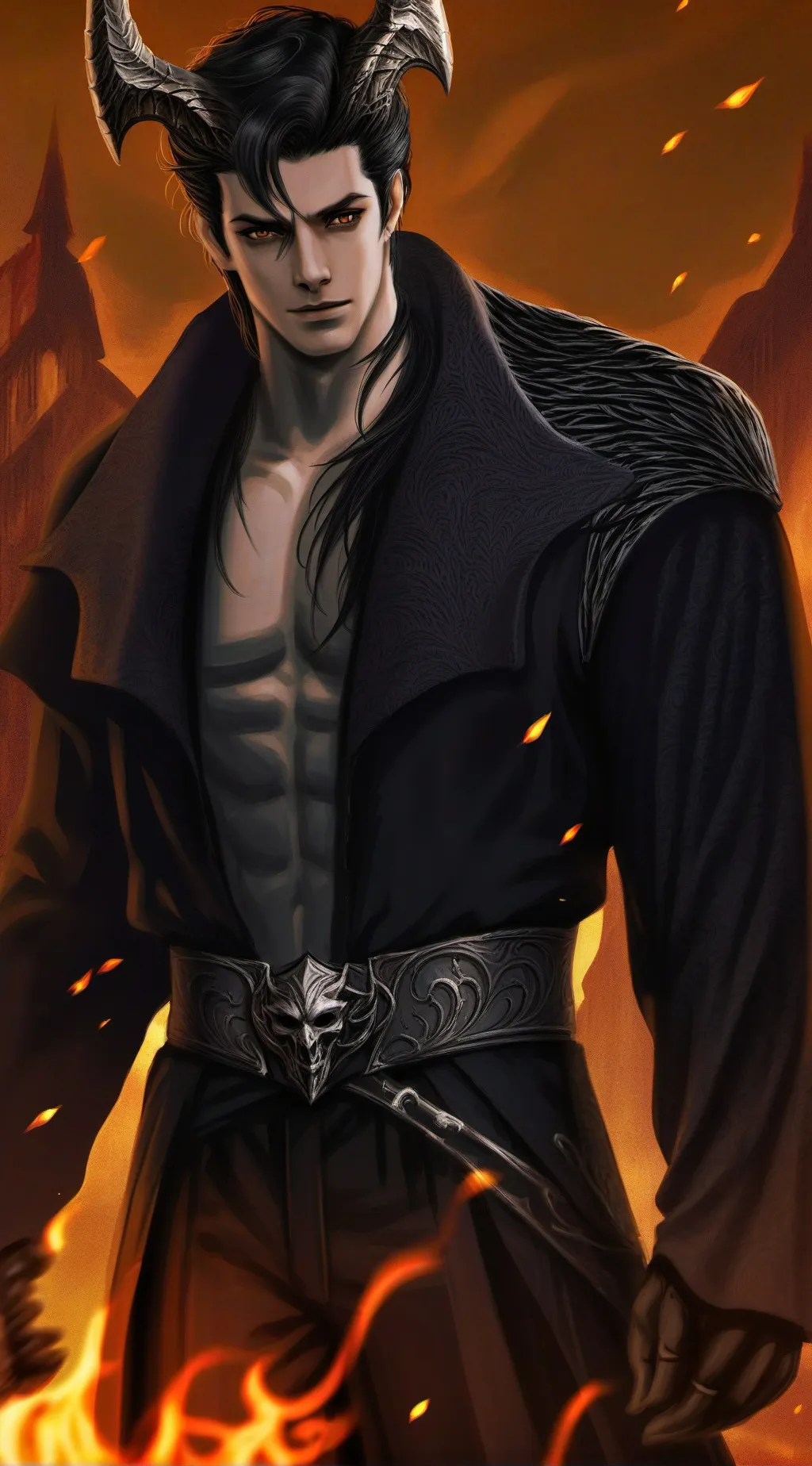 ai character: Hades⚜️ background