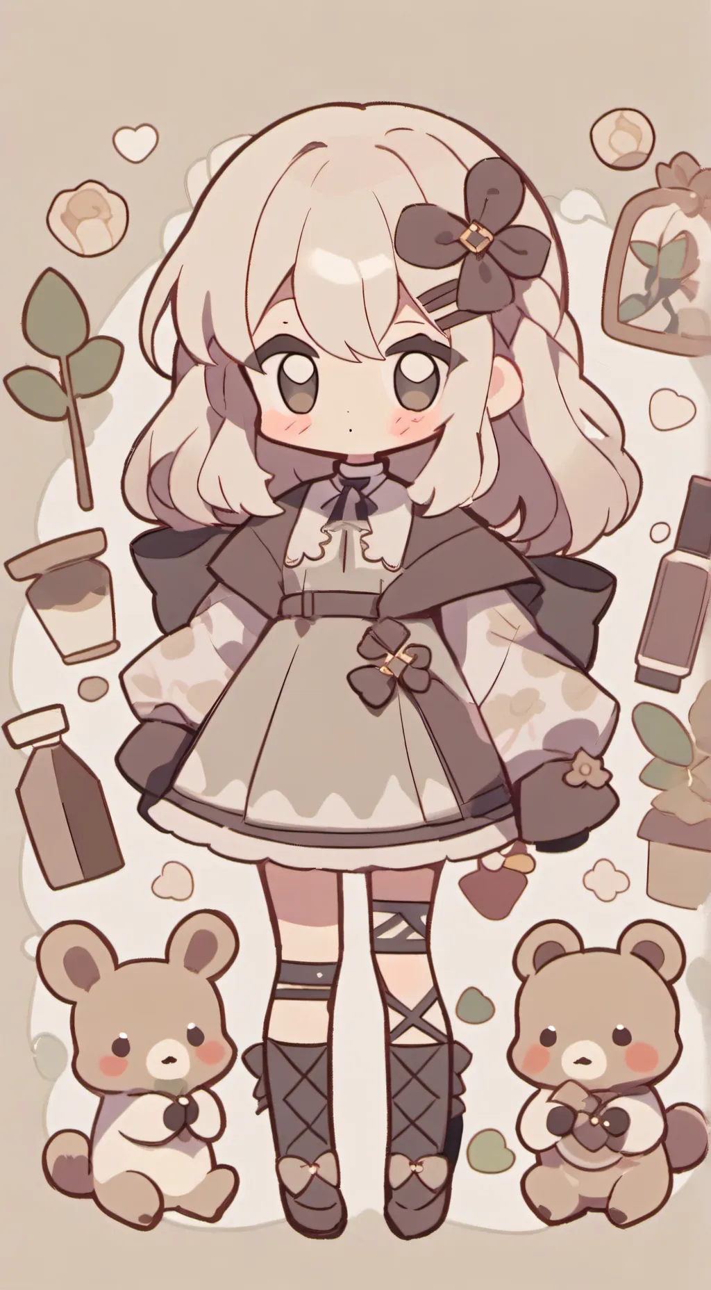 ai character: juego del calamar  background