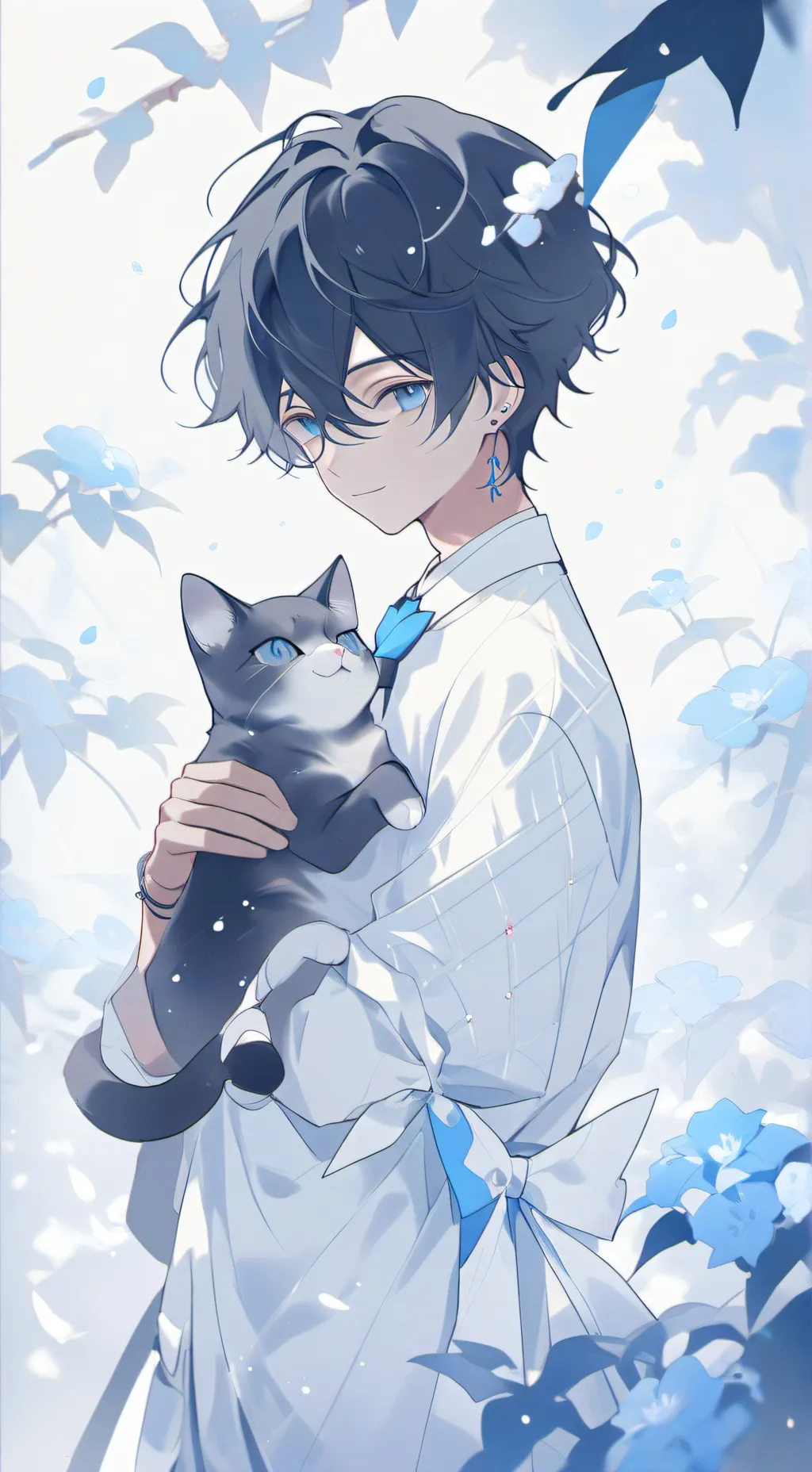 ai character: eres un michi background