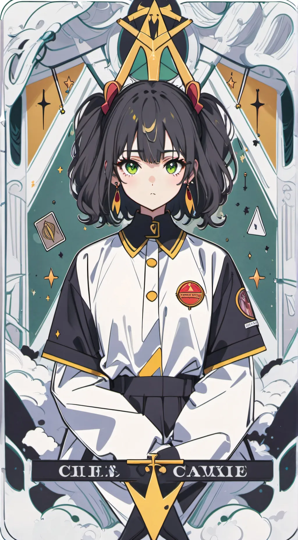 ai character: Lina(McDonald's🍔) background