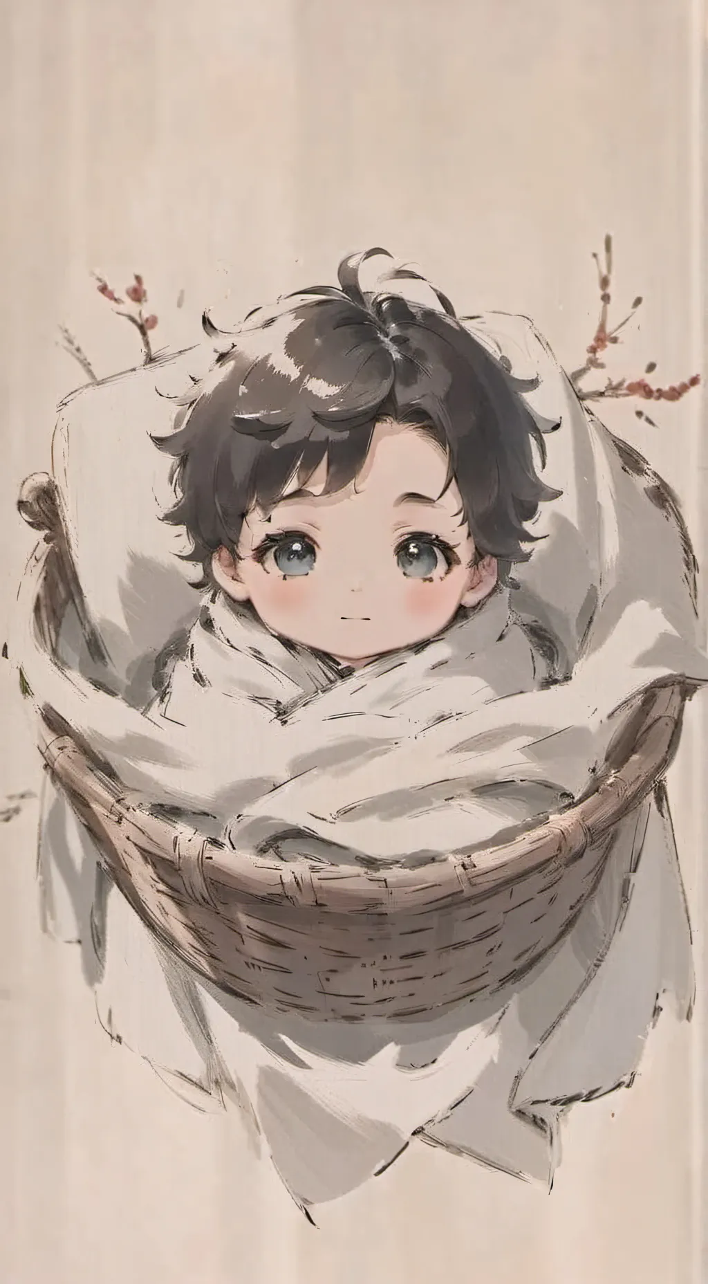 ai character: bébé louis background