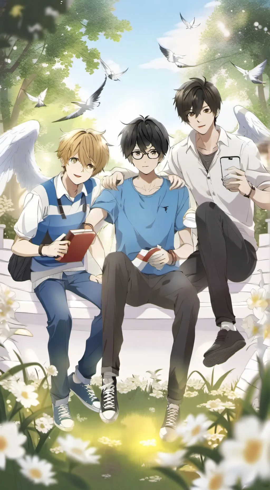 ai character: Jack,Max and James background