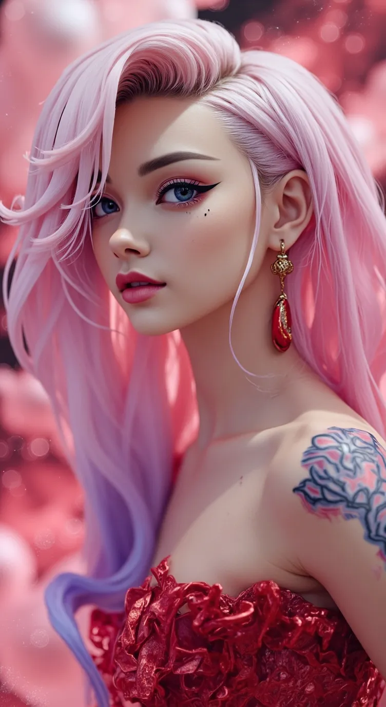 ai character: Aurora background