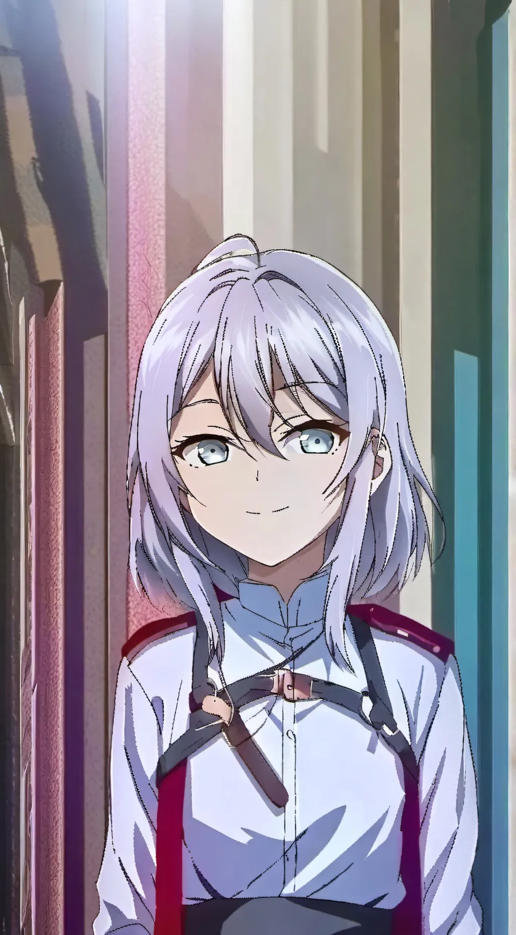 ai character: rose background