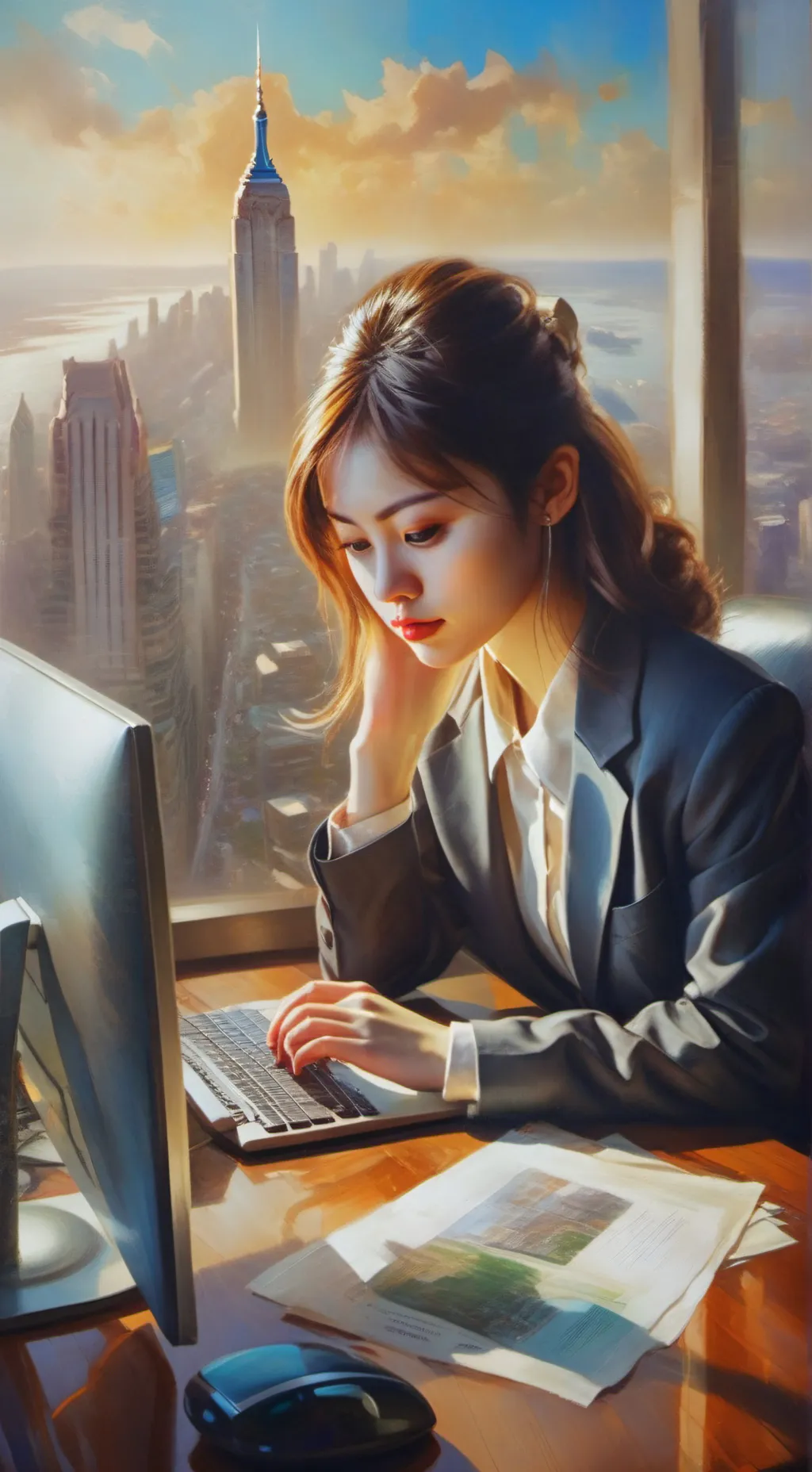 ai character: Giya gowshi background