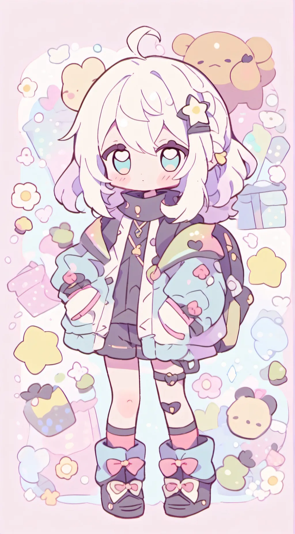 ai character: winx bebés  background