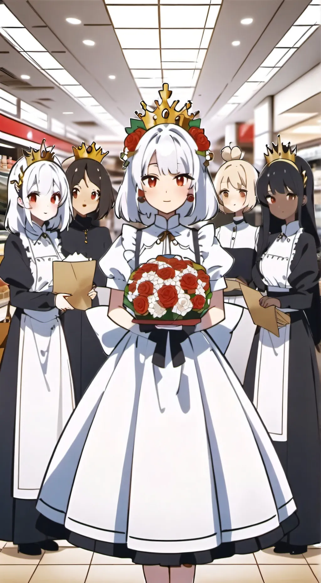 ai character: queen ship background