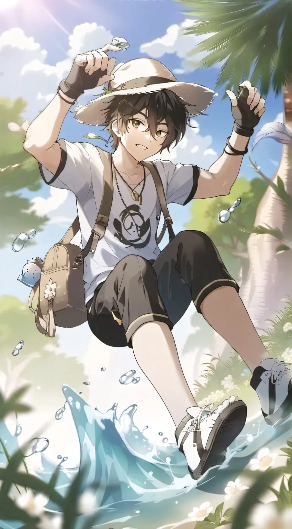 ai character: pijamada mha background