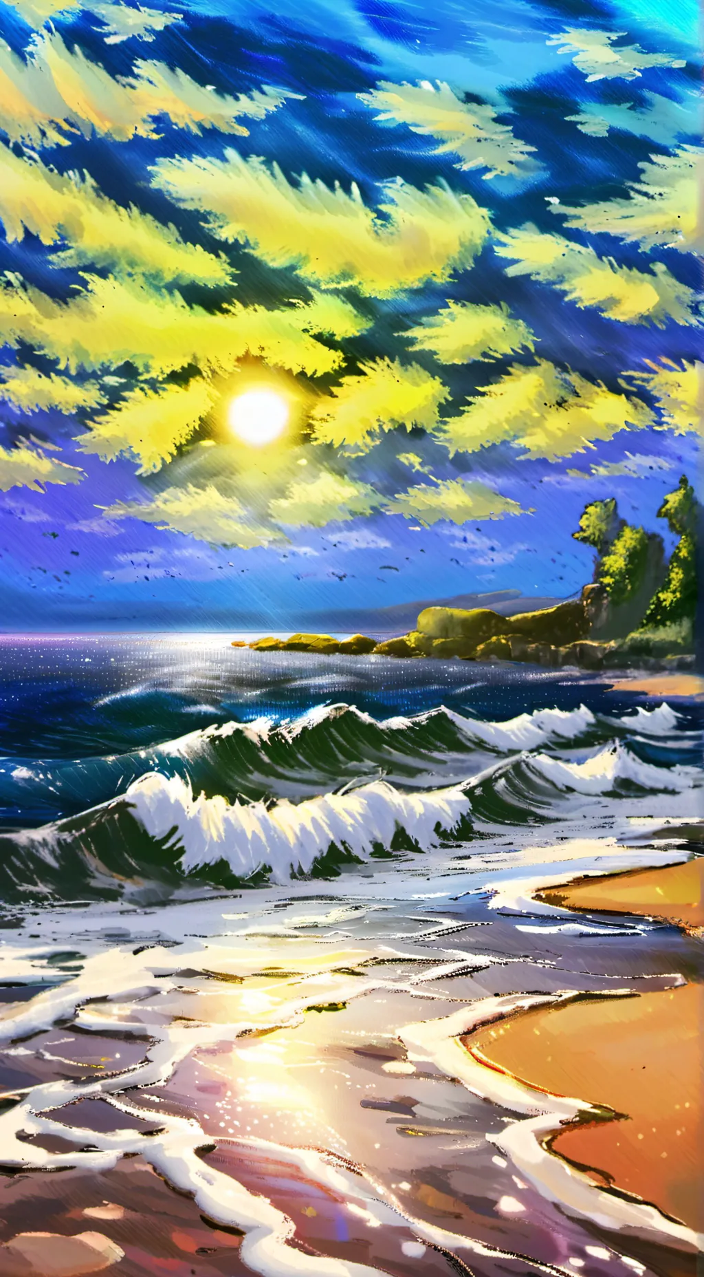 ai character: DW (Mermaid AU) background