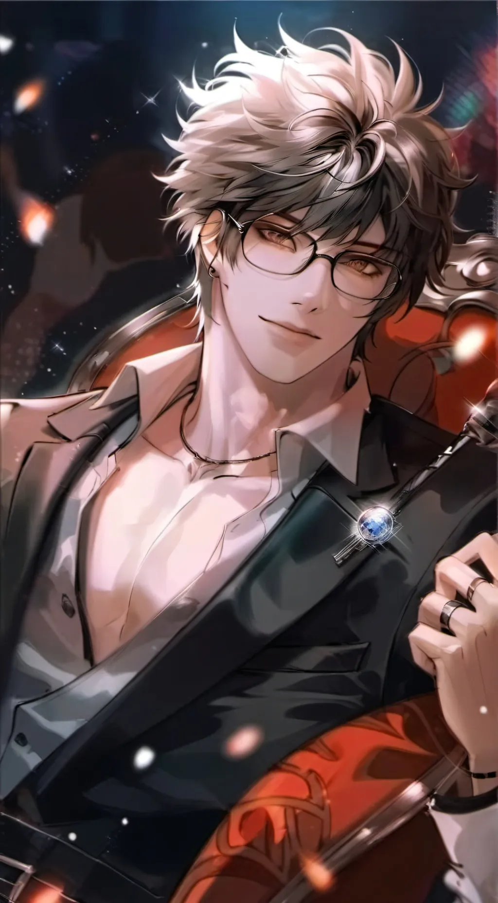 ai character: Damien  background