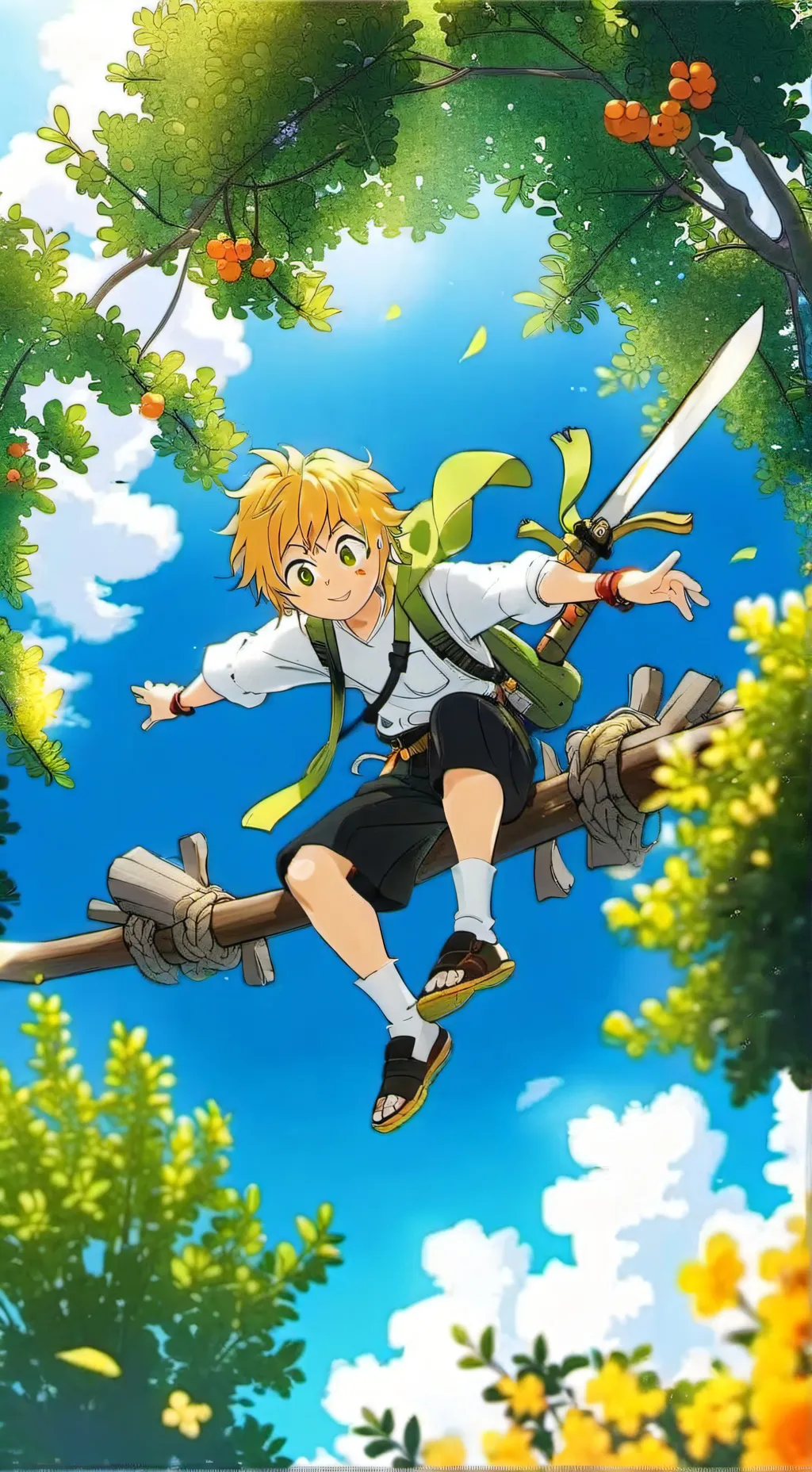 ai character: Meliodas  background
