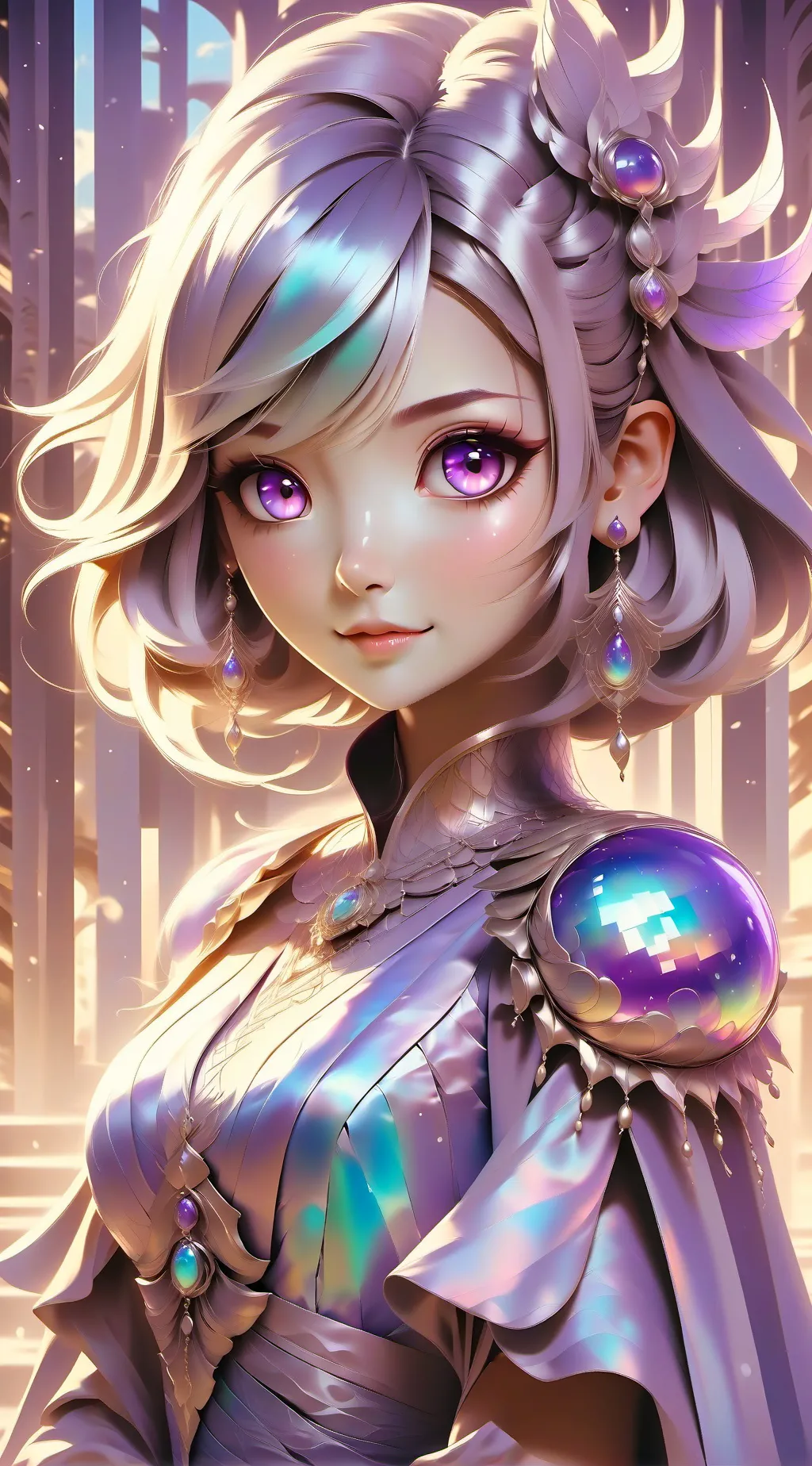 ai character: Lyra background