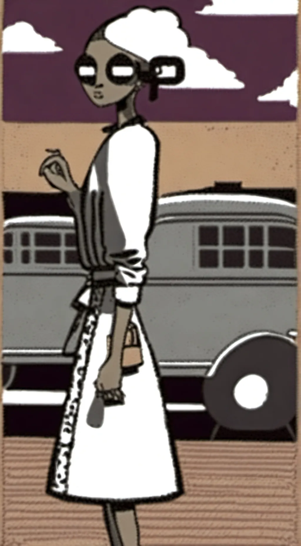 ai character: big back ol' rayt background