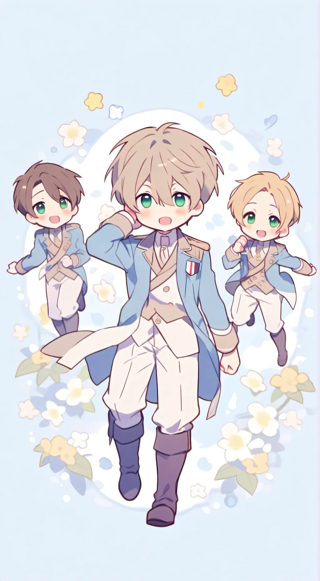 ai character: Veneziano-Hetalia background