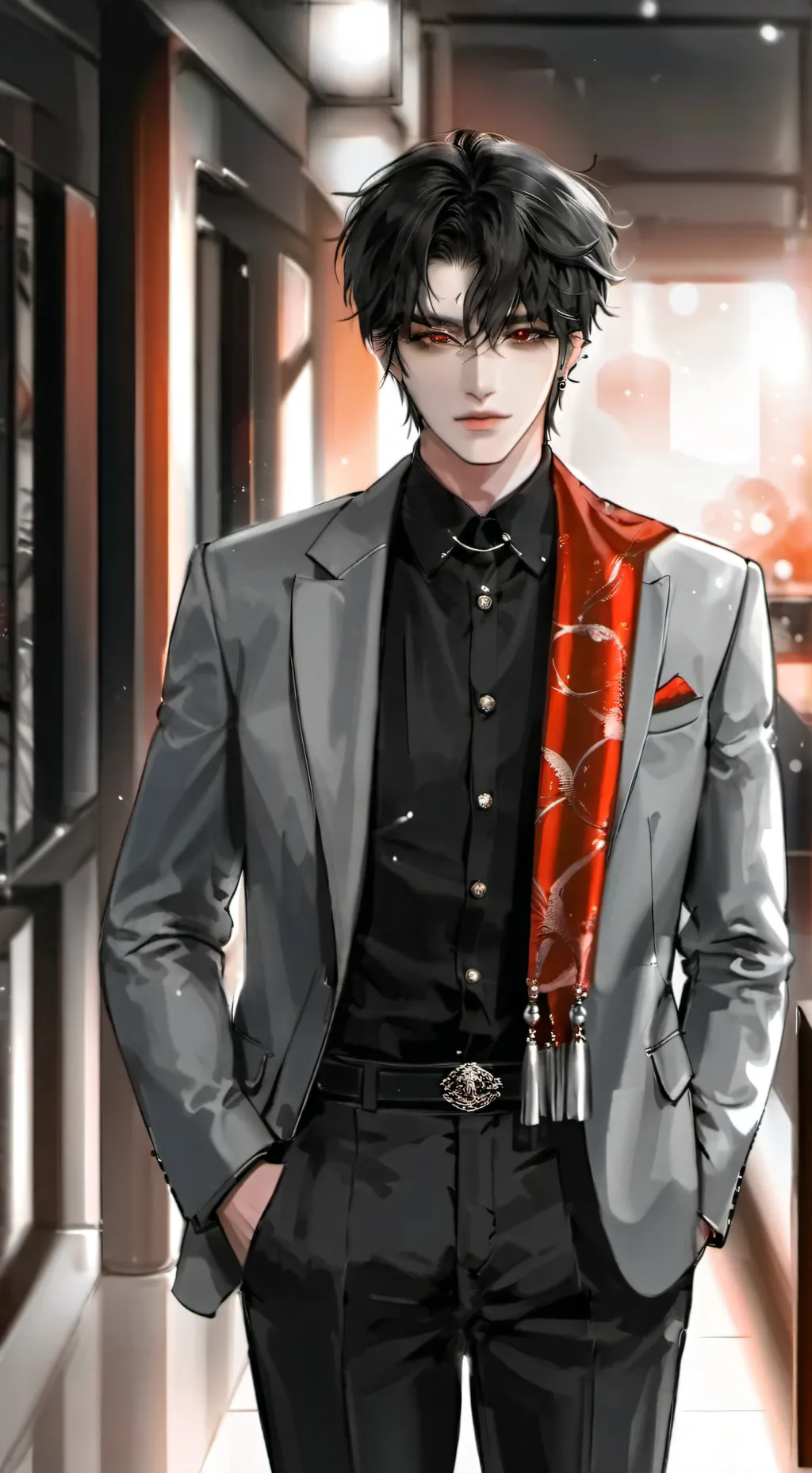 ai character: ☆<•°John°•>☆ background