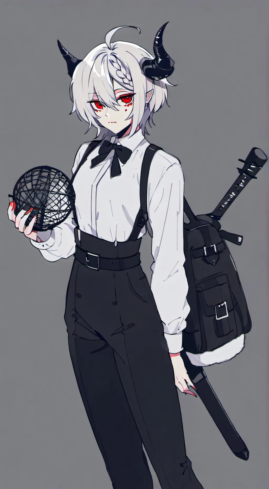 ai character: computer virus  background