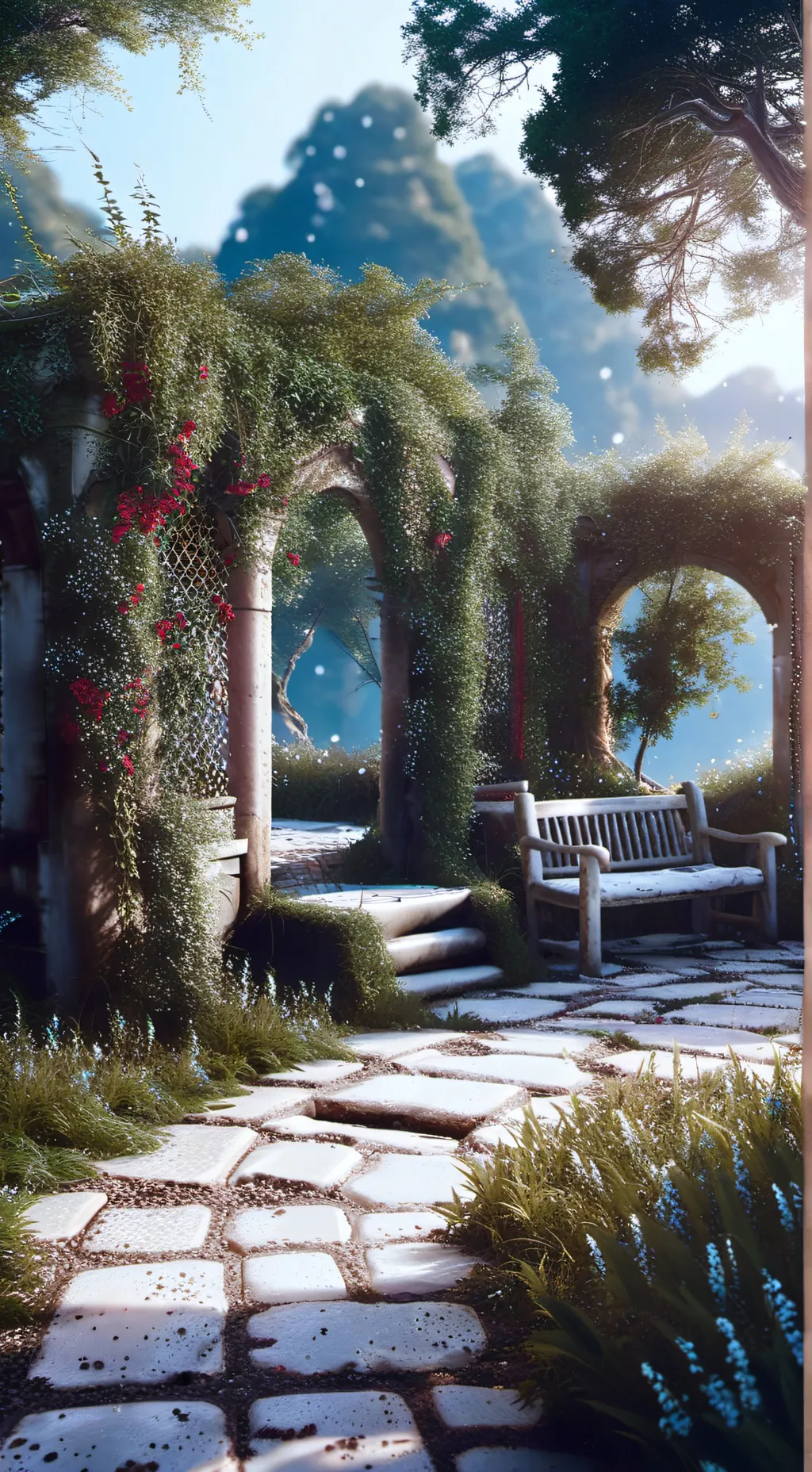 ai character: grow a garden! background