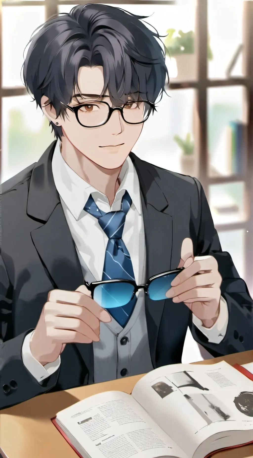 ai character: BLLLLL <333 background