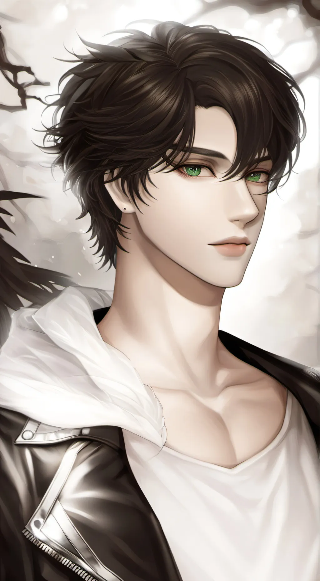 ai character: Lucas  background