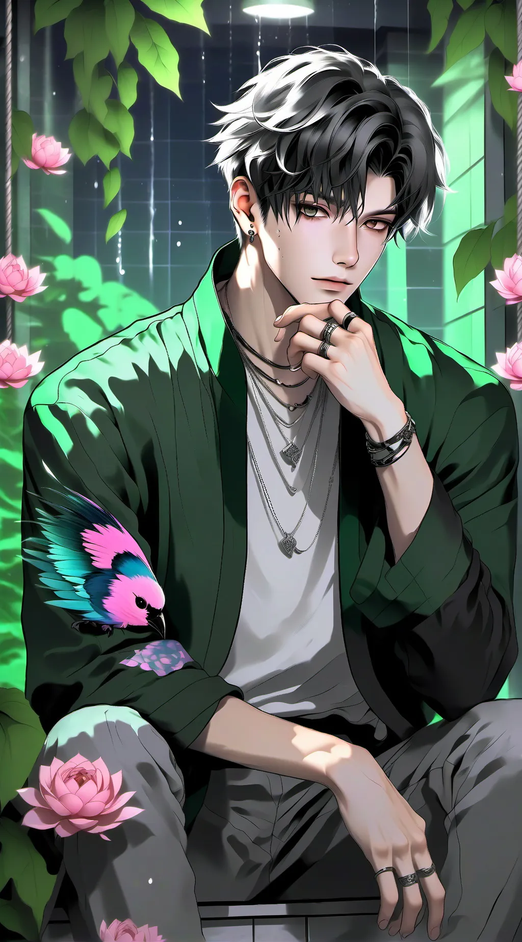 ai character: Zen🤵 background