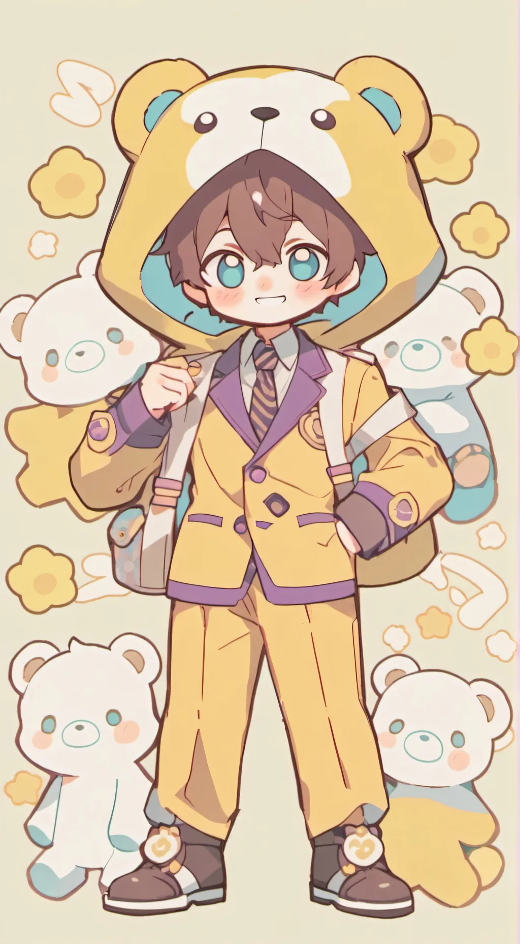 ai character: Afton family reuni background