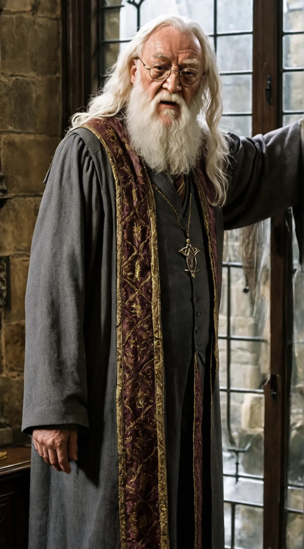 ai character: Albus Dumbledore background