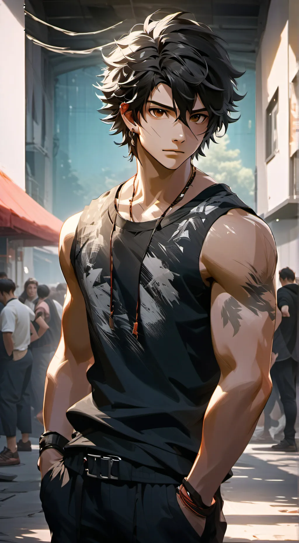 ai character: Micheal background