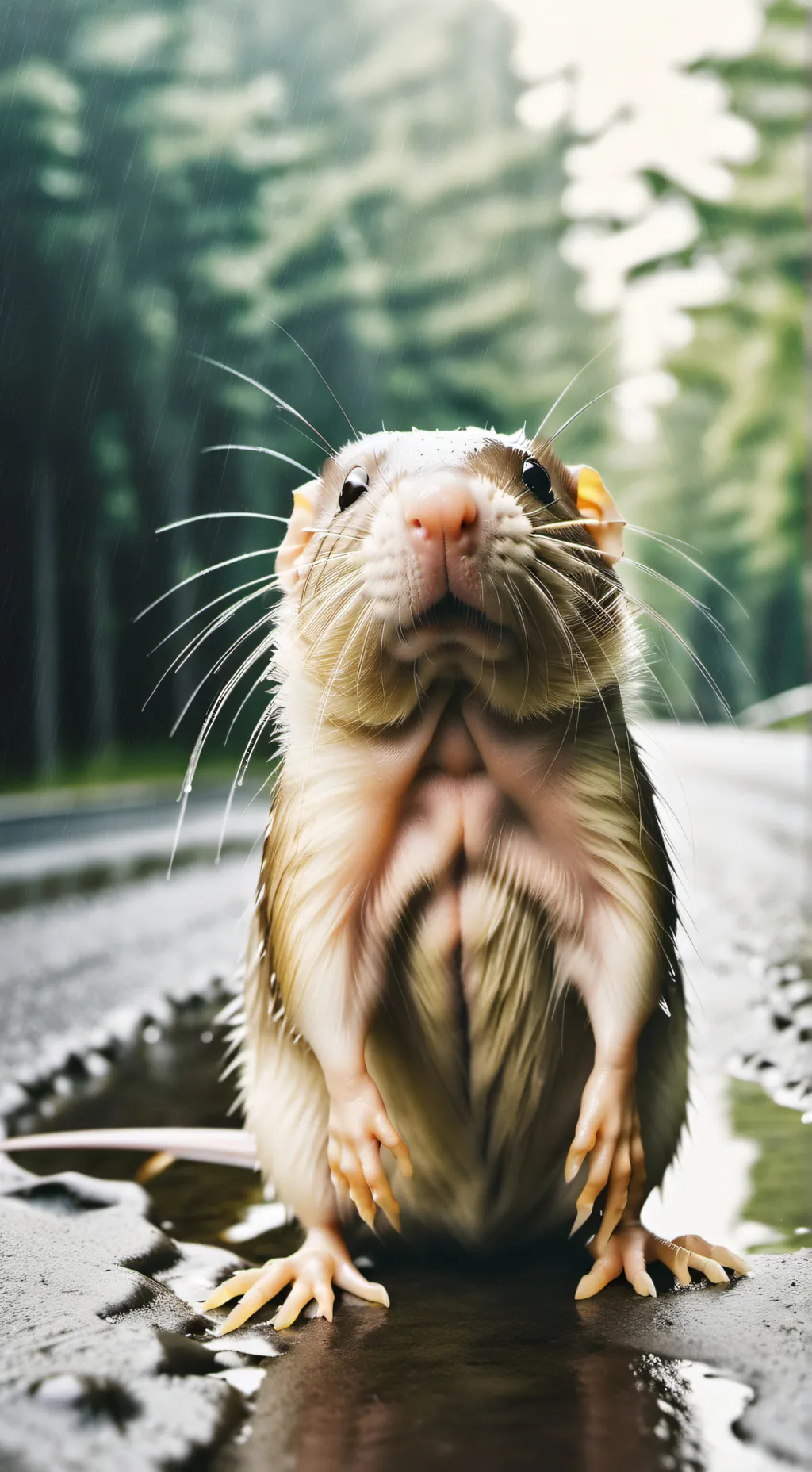 ai character: Skinwalker rat background