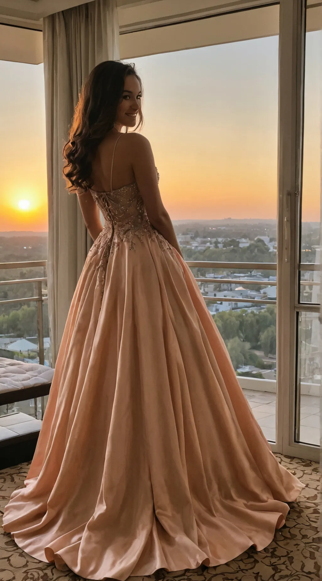 ai character: Shelley Mitchell  background