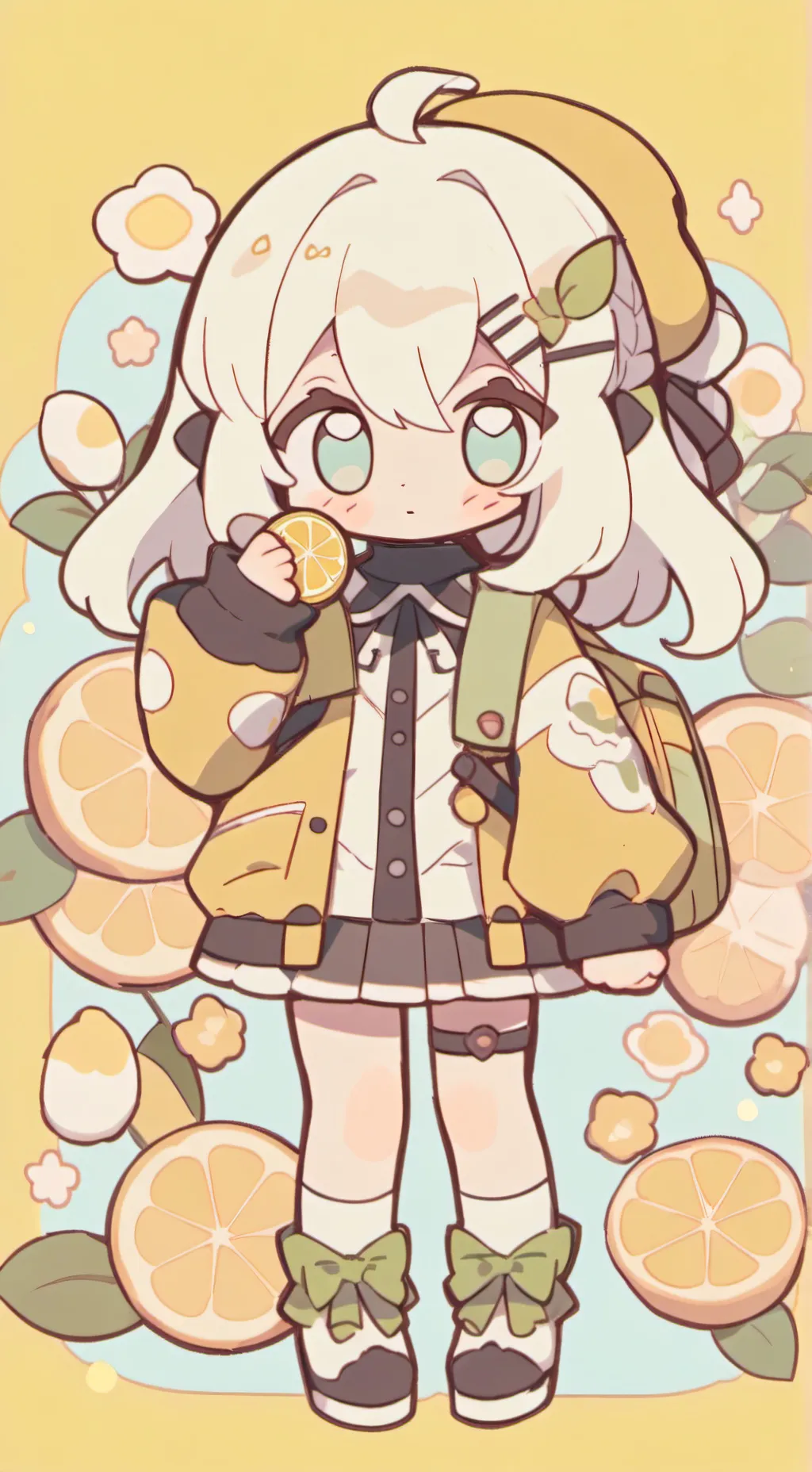 ai character: lc+u! background