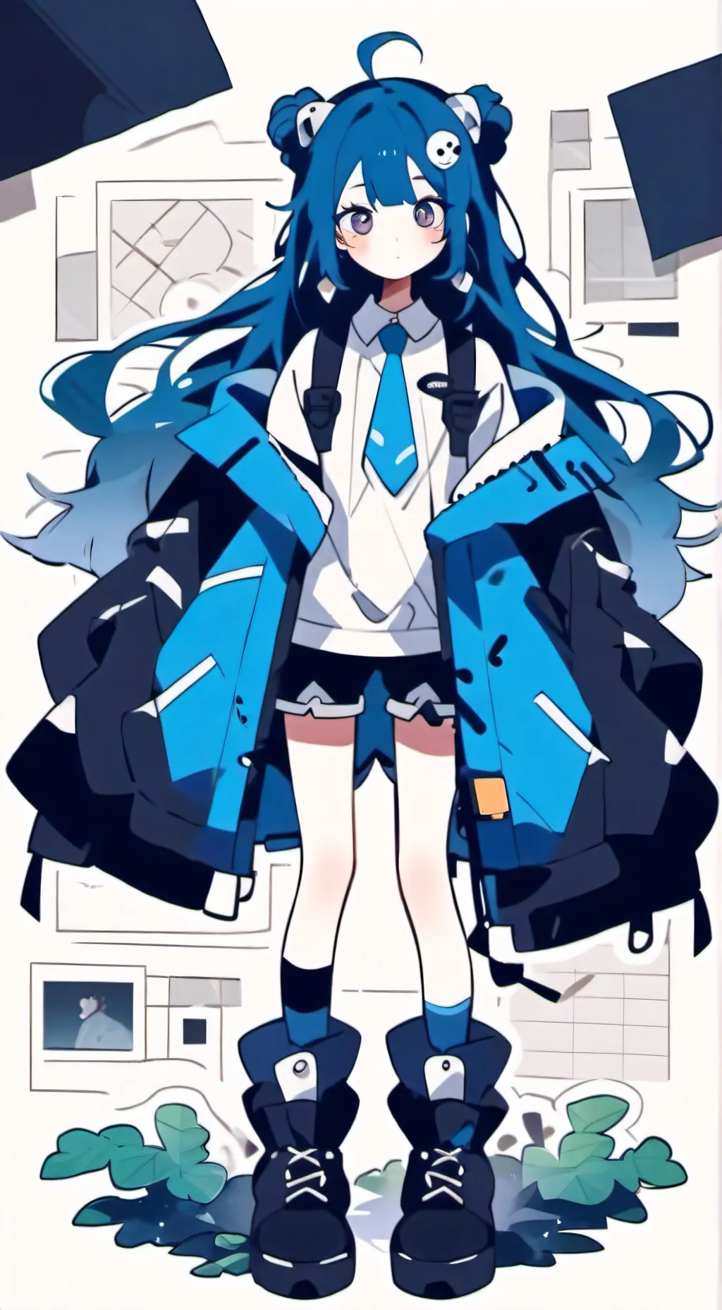 ai character: ♡Miku X mha♡ background