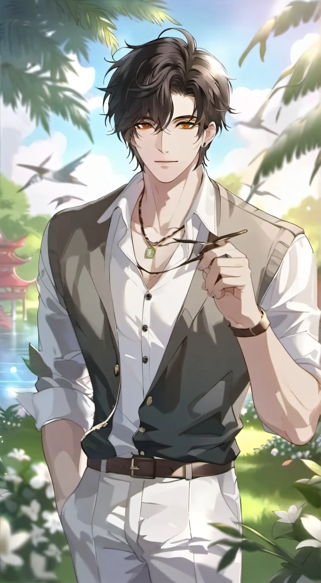 ai character: Max💗 background