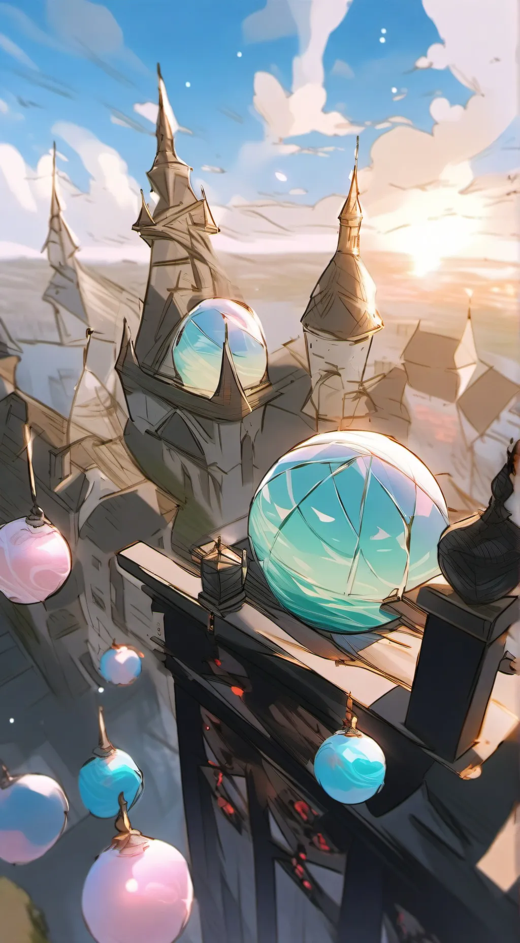 ai character: Magic Fantasy background