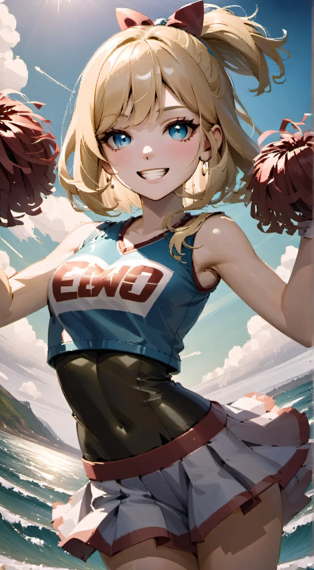 ai character: cheer captain ella background
