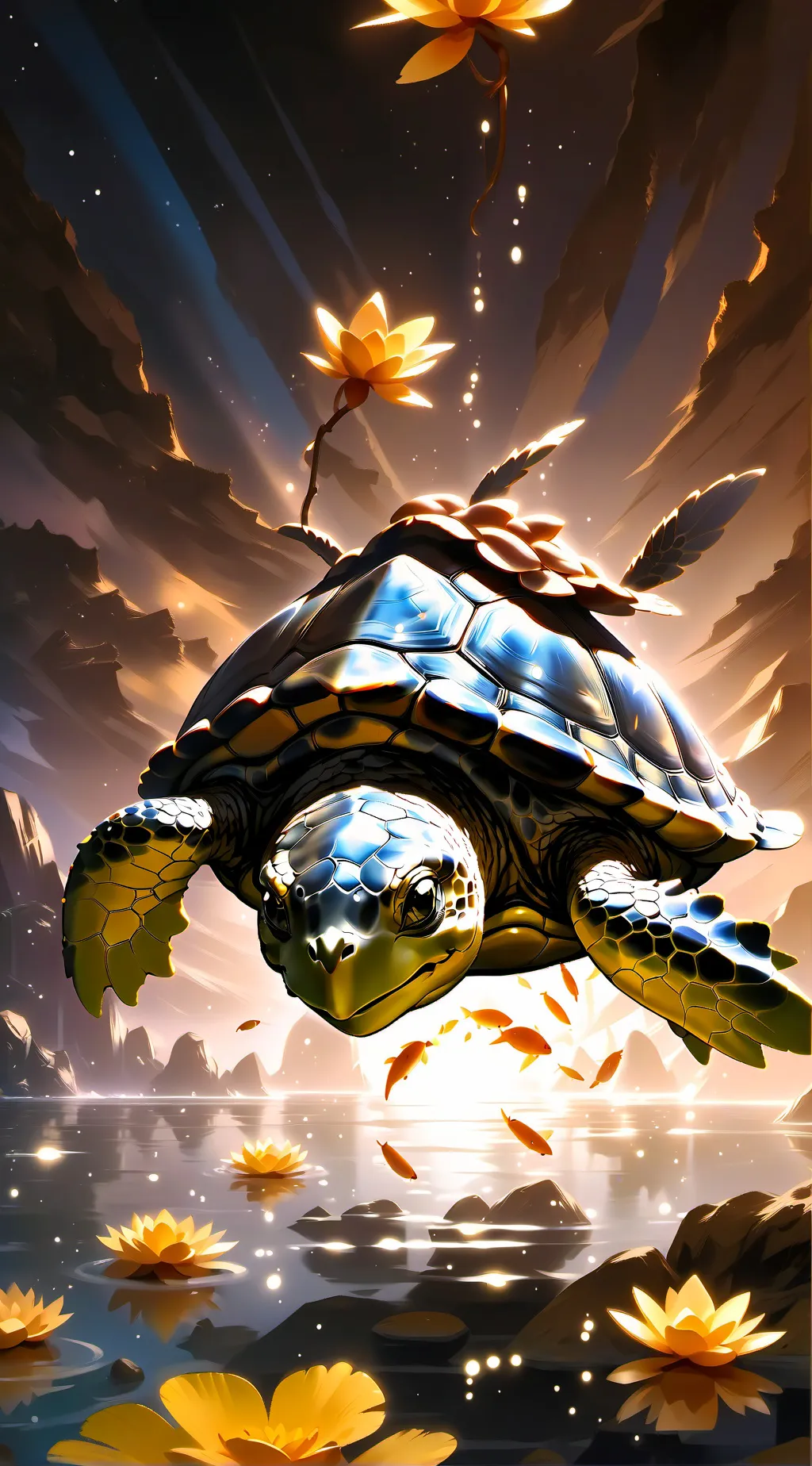 ai character: Red, Ash & Alden background