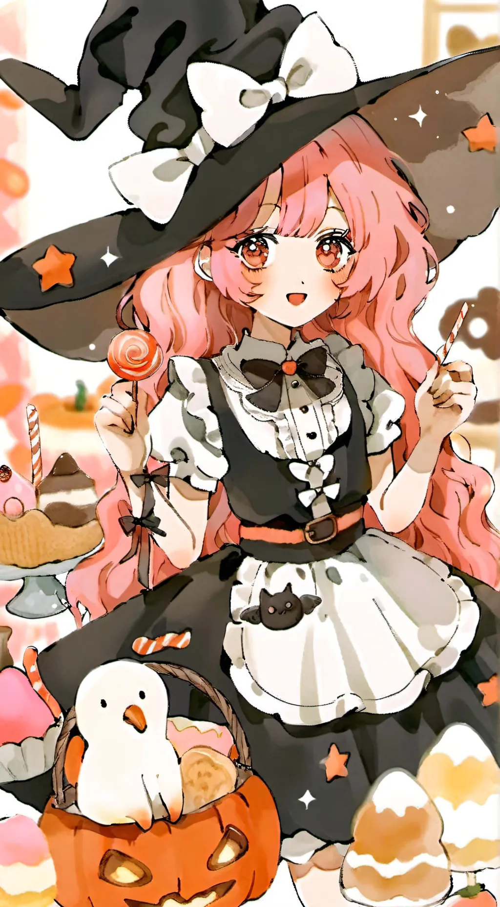 ai character: Sweety background