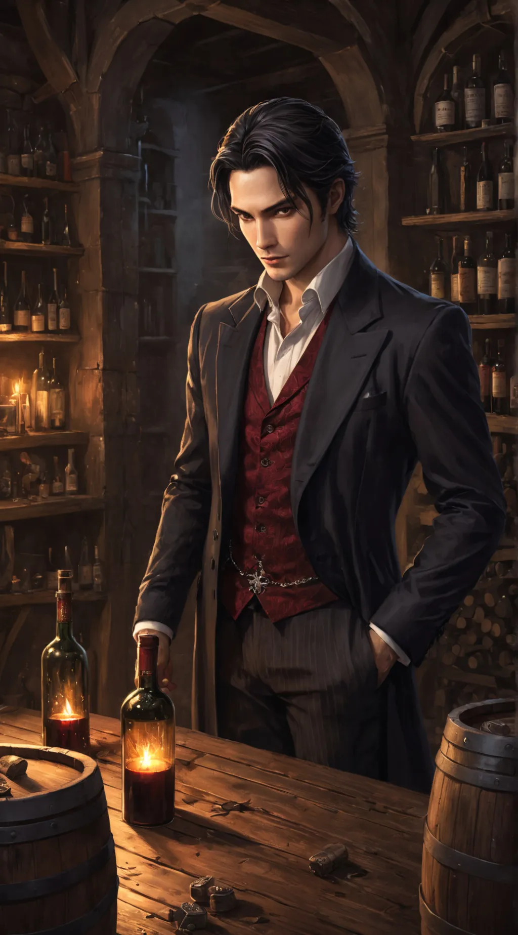 ai character: Lucien background