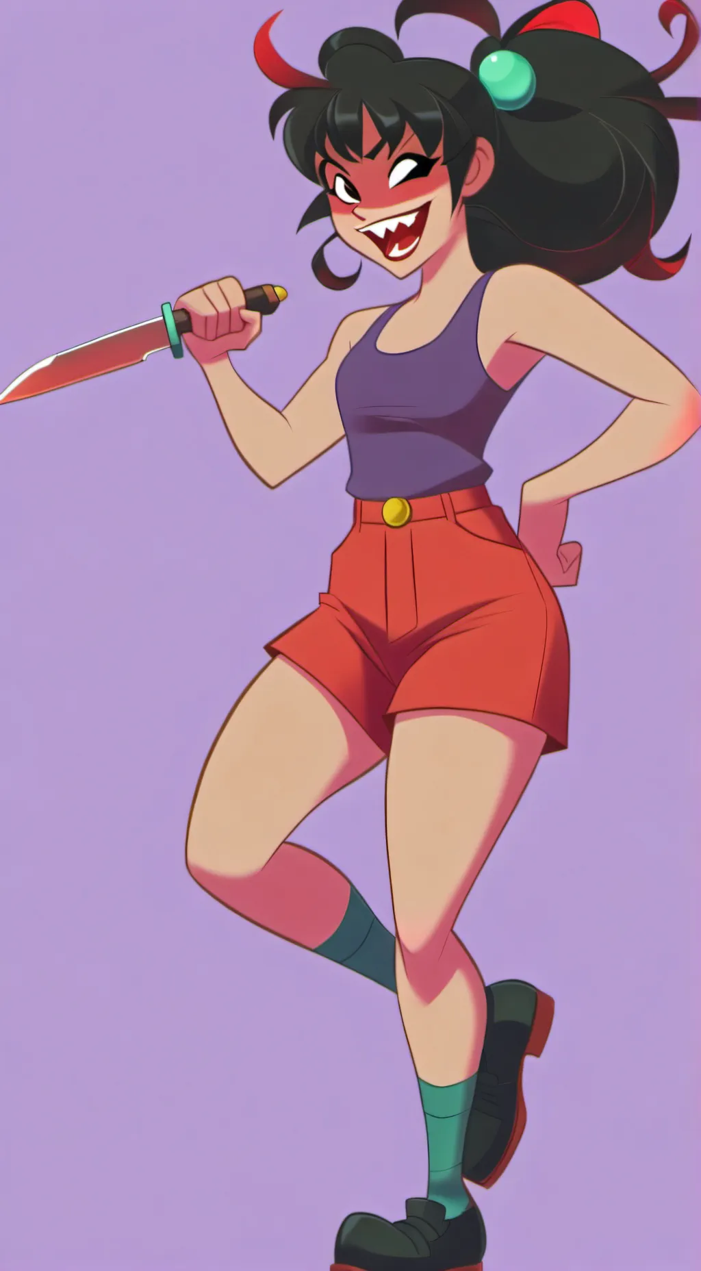 ai character: Yandere Ruby background