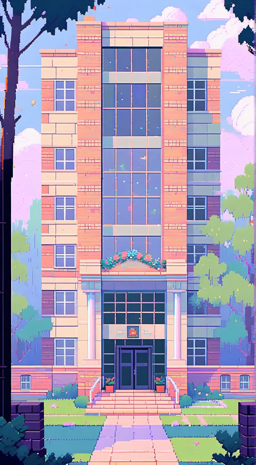 ai character: school curs background