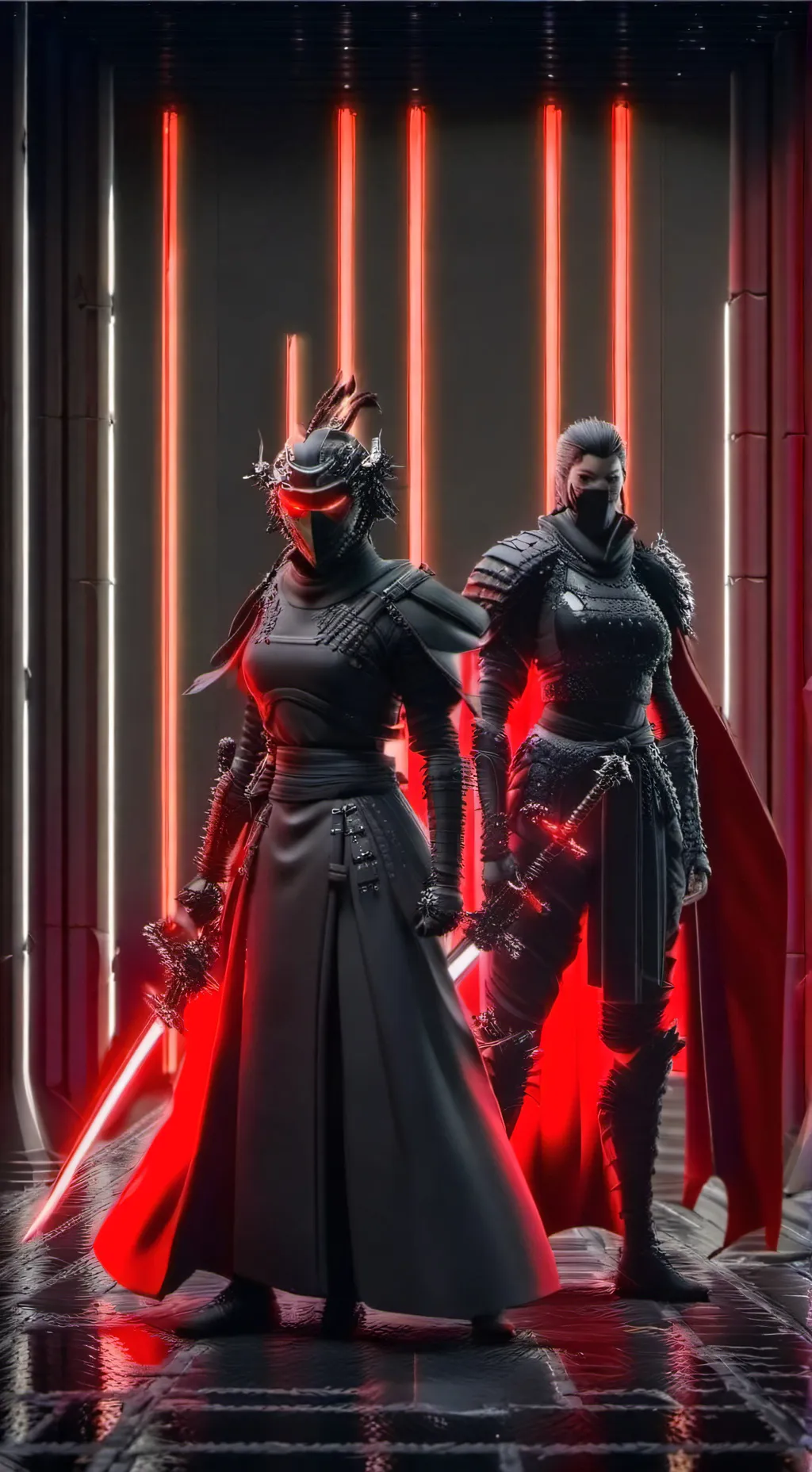 ai character: Lilith & Scarlet 2 background