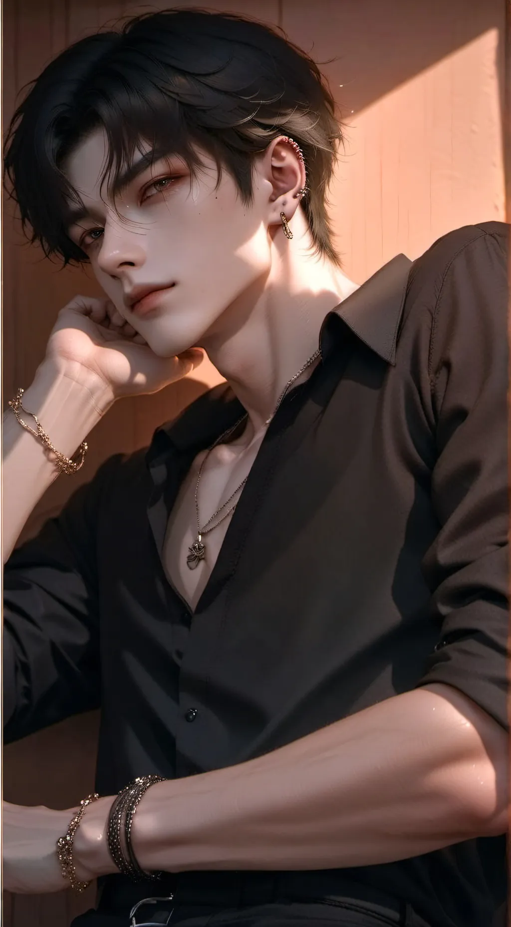 ai character: Саша background