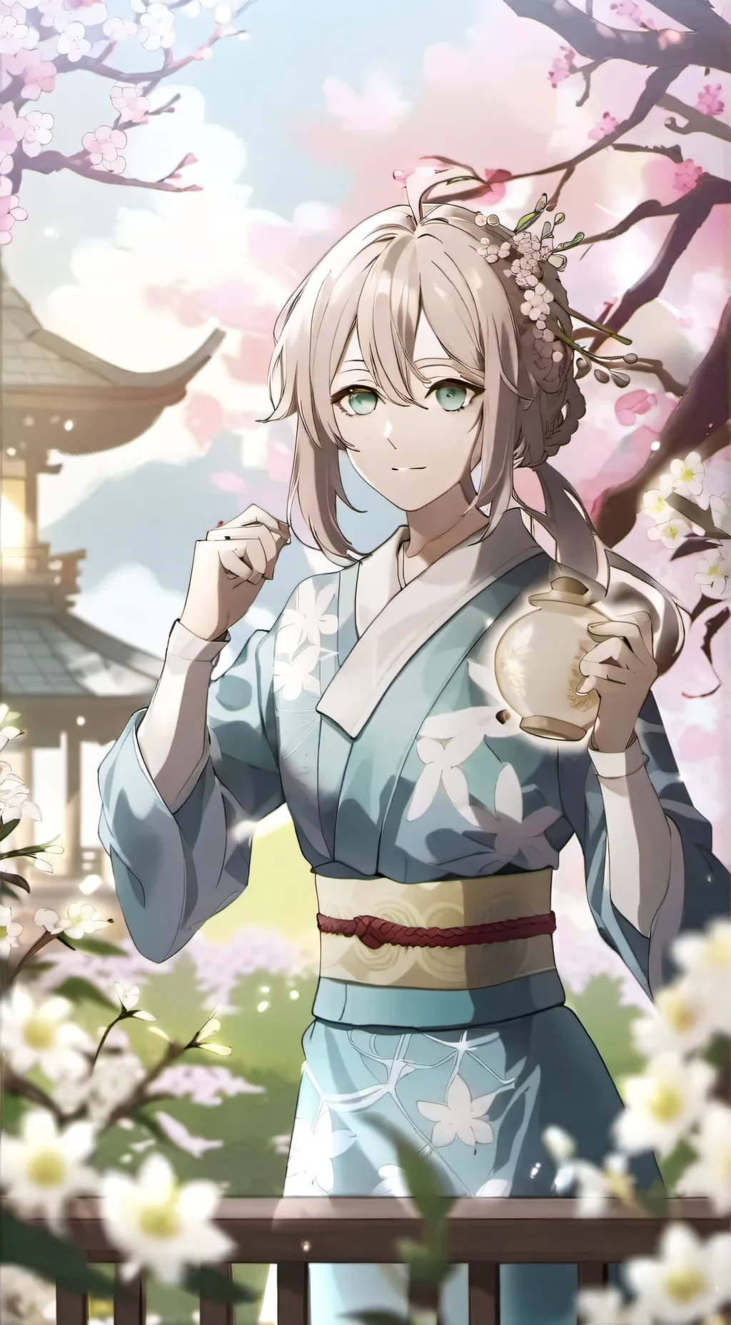 ai character: My happy marriage  background