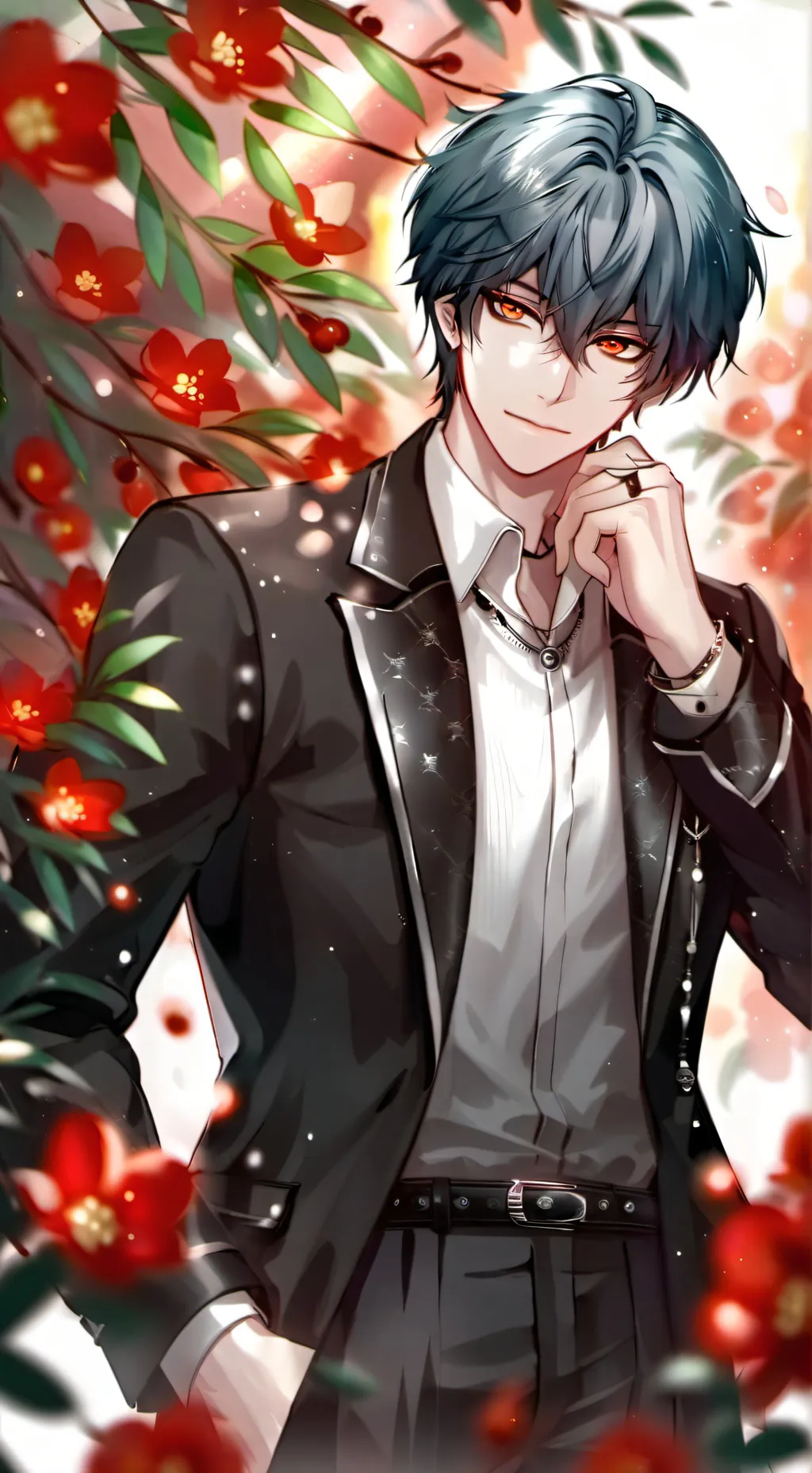 ai character: SAM.... background