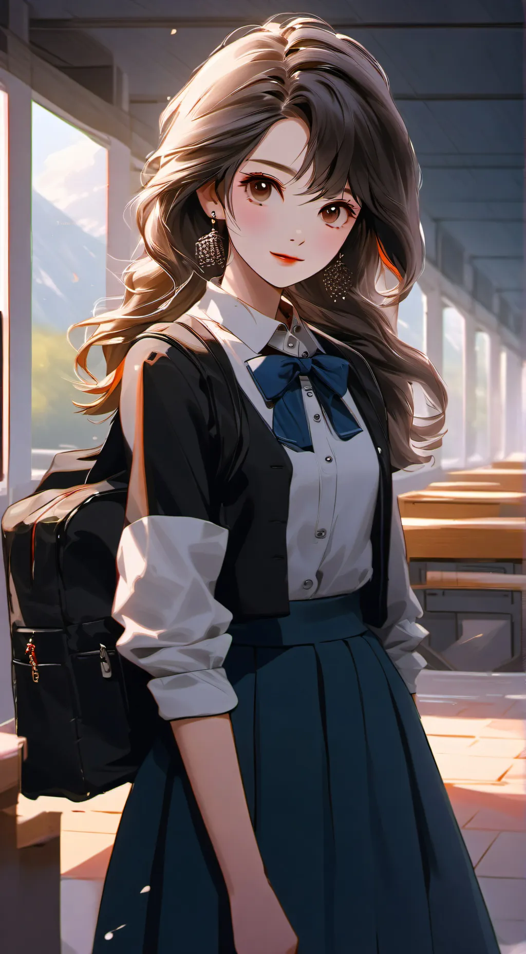 ai character: mean girl background