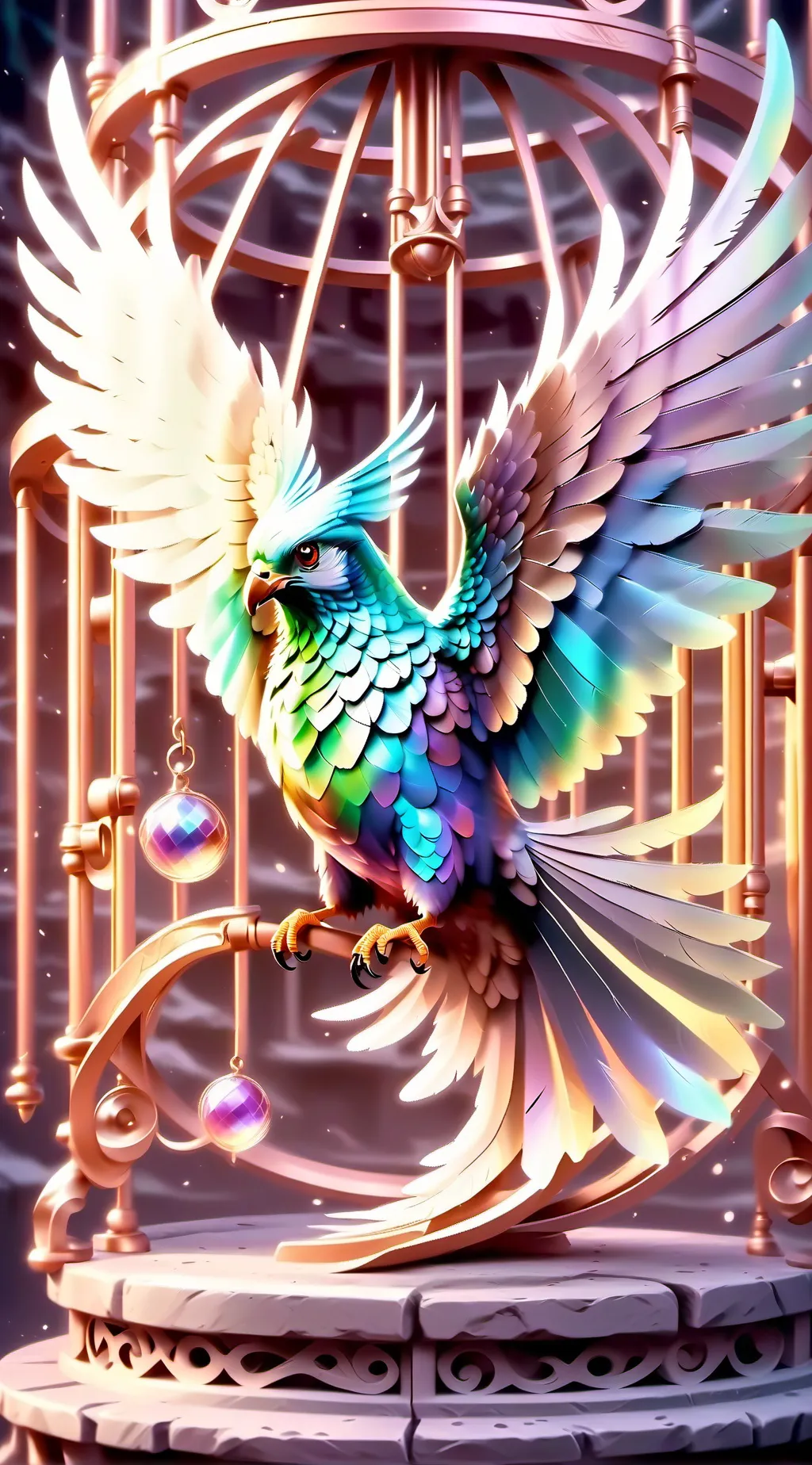 ai character: Skittles background