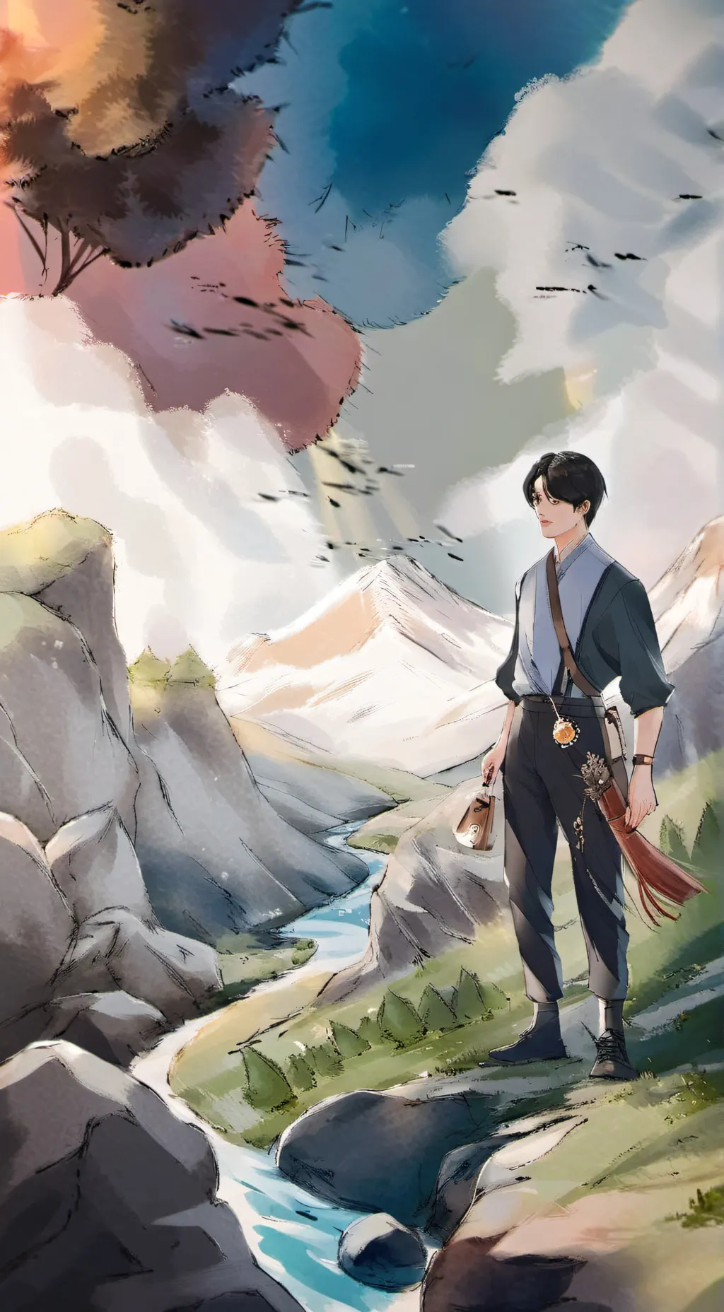 ai character: ♡Noah♡ background