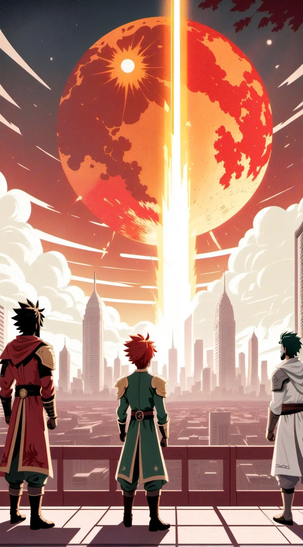 ai character: super charged  background